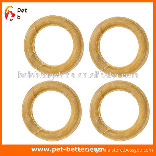 rawhide dog chews white puffy donuts for wholesale dog toys